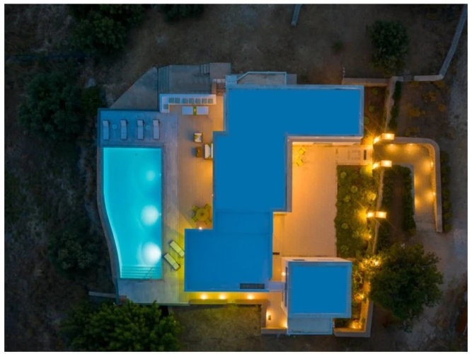 The whole villa Night shooting_Belair